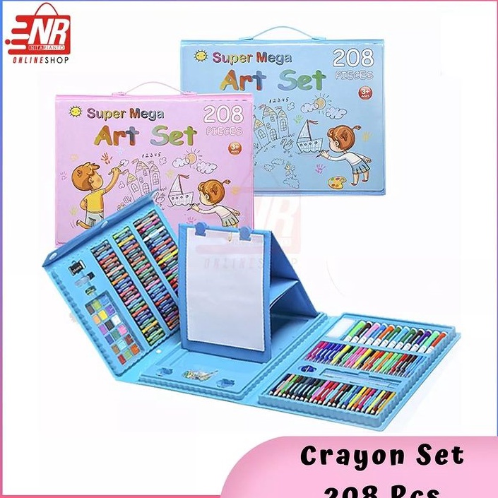 

Best Quality Crayon Set 28 Pcs Crayon Anak Set Koper Water Colour Crayon Set Alat Gambar Tulis Lukis Pensil Warna Krayon