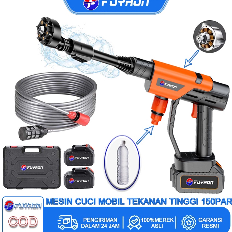 Super Produsen  FUYAONCODMesin Cuci Mobil Tekanan Tinggi Alat Cuci Mobil Semprot Alat Pembersih Sepe
