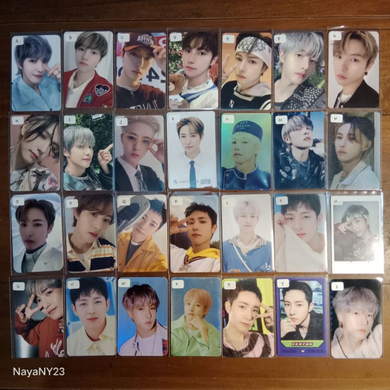 Photocard RENJUN NCT DREAM Official (We Boom Pizza Jewel Beatbox Candy Luggage BFE agent somethinc m