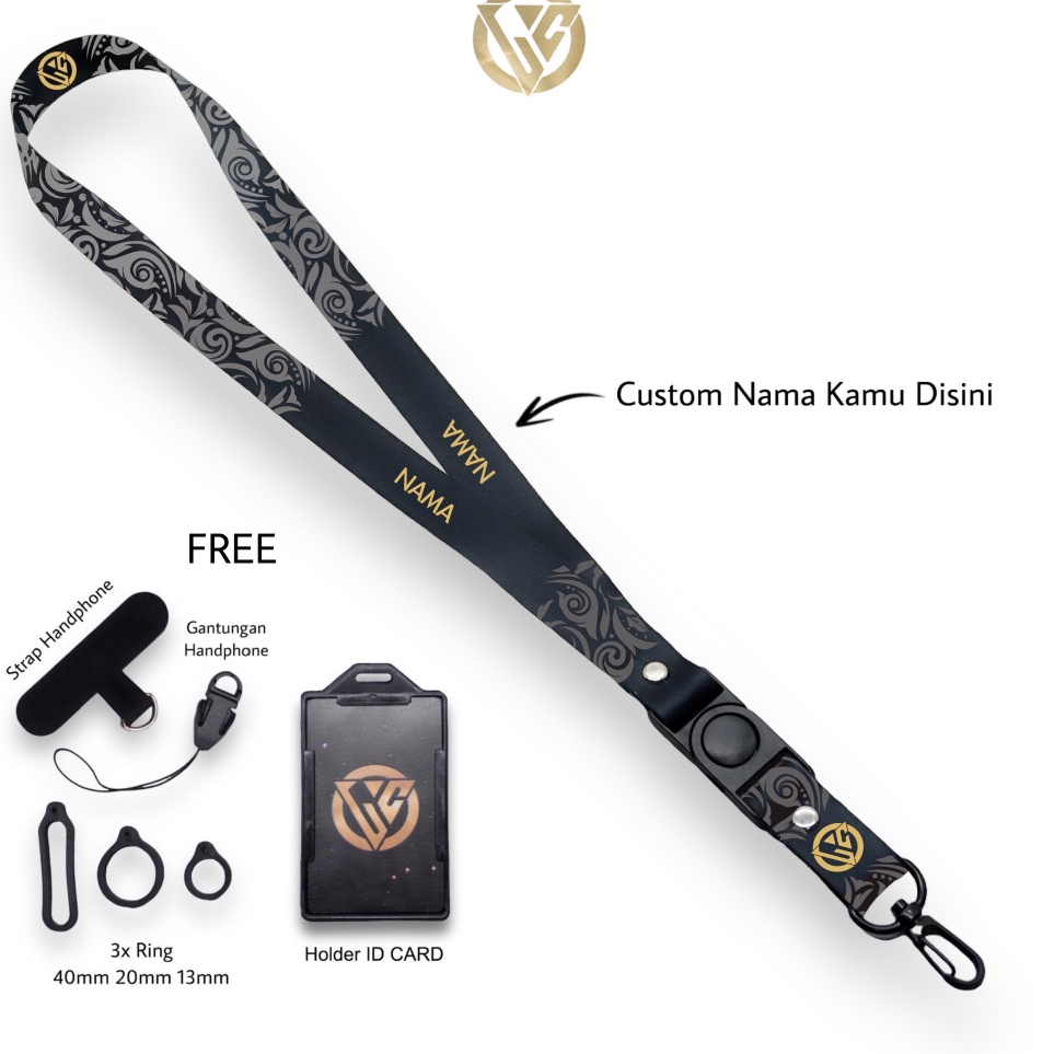 

Diskon Tambahan Lanyard Craft Custom Nama Batik Series Various Size