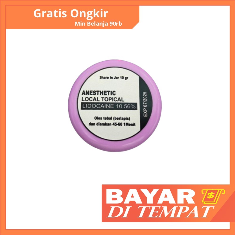 Cream Anastesi Wajah Repack 10gr - Treatment Tato Dermaroller Atau Dermapen
