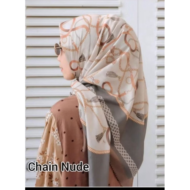 preloved everyday scarf vanilla hijab chain original vanilla chain