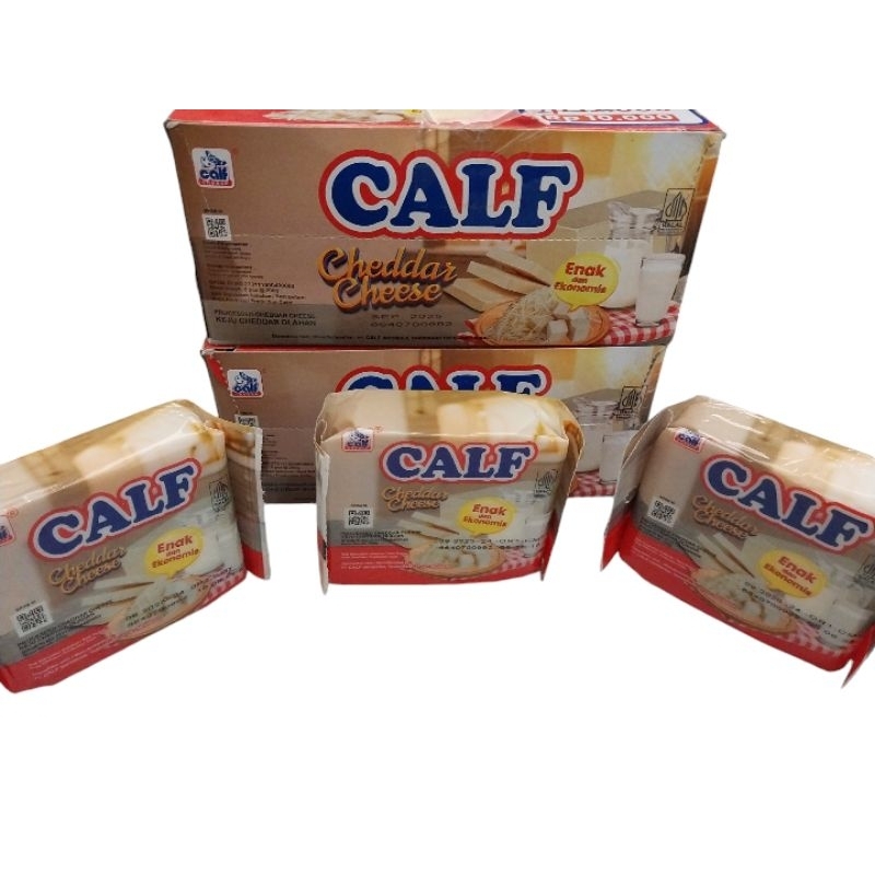 

keju cheddar calf merah 200gr