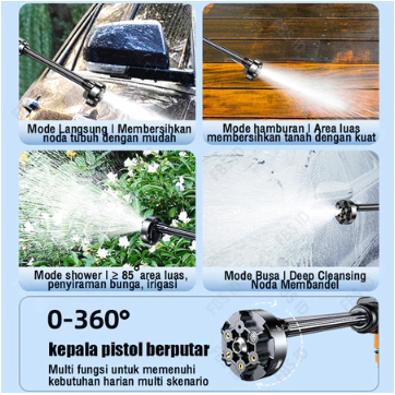 Reaim Power 688V 180Bar Pembersih Jet Tanpa Sikat - Alat Cuci Mobil Dan Motor, Cocok Untuk Irigasi