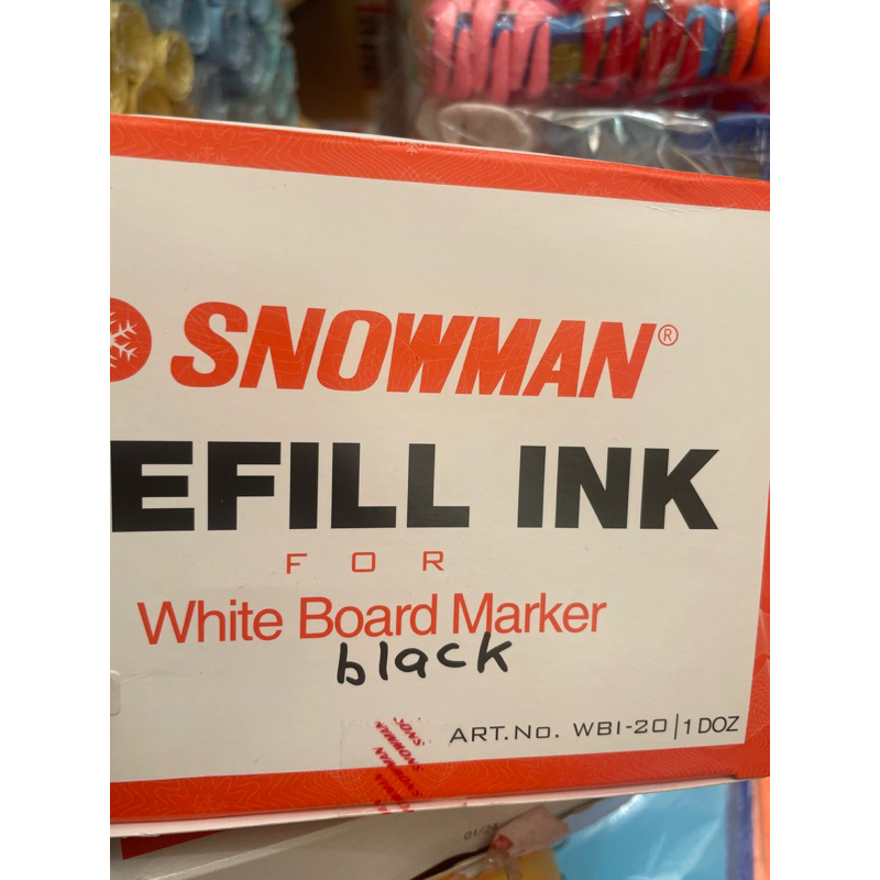 

Refill Tinta Whiteboard Marker Snowman