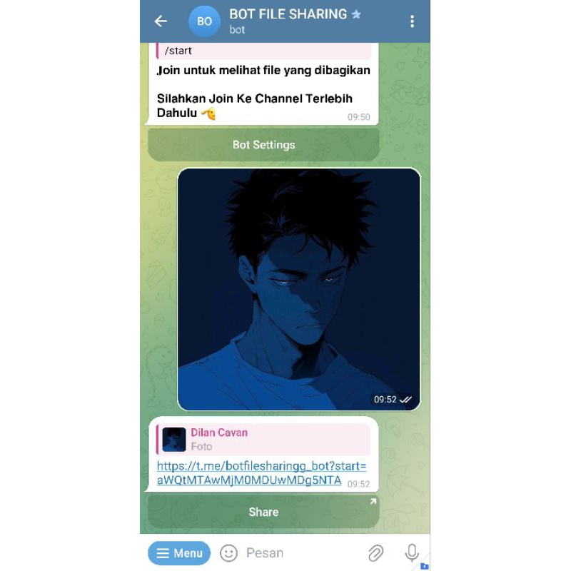 Bot File Sharing Telegram