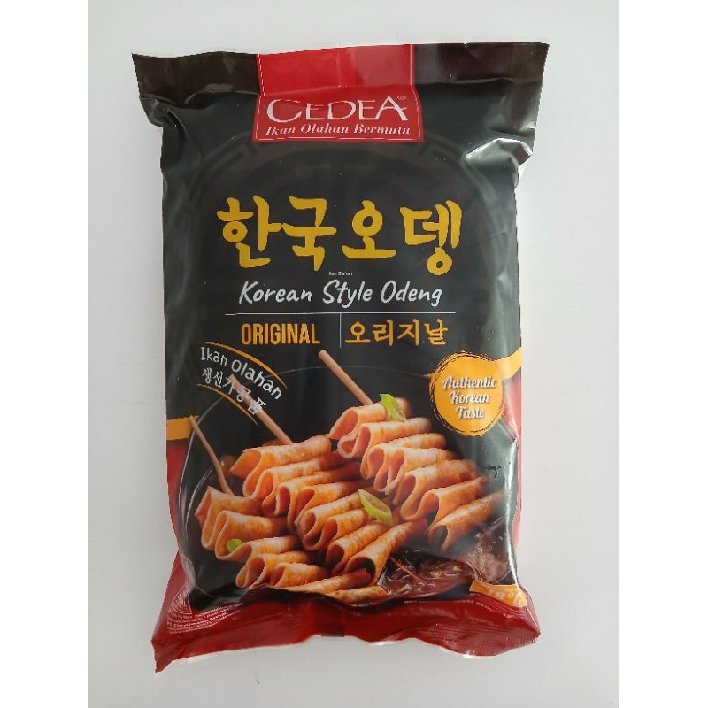 

cedea korean style odeng original - autentic korean taste - frozen food