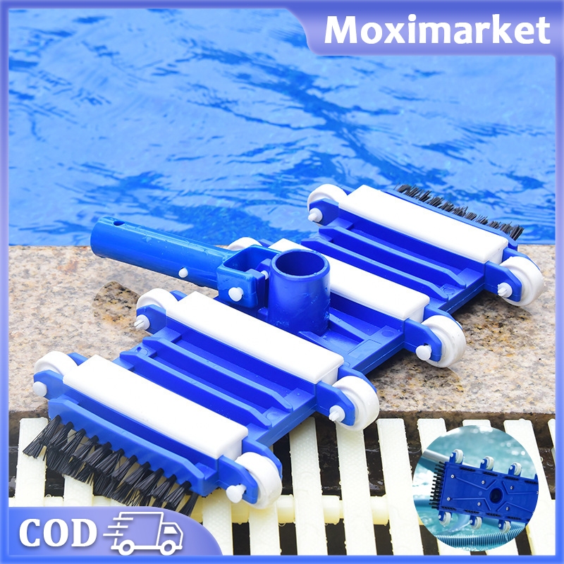 【COD】Alat Pembersih Kolam Renang Kepala Vakum Sikat Bawah Sikat Samping Sikat Samping Sikat Di Atas 