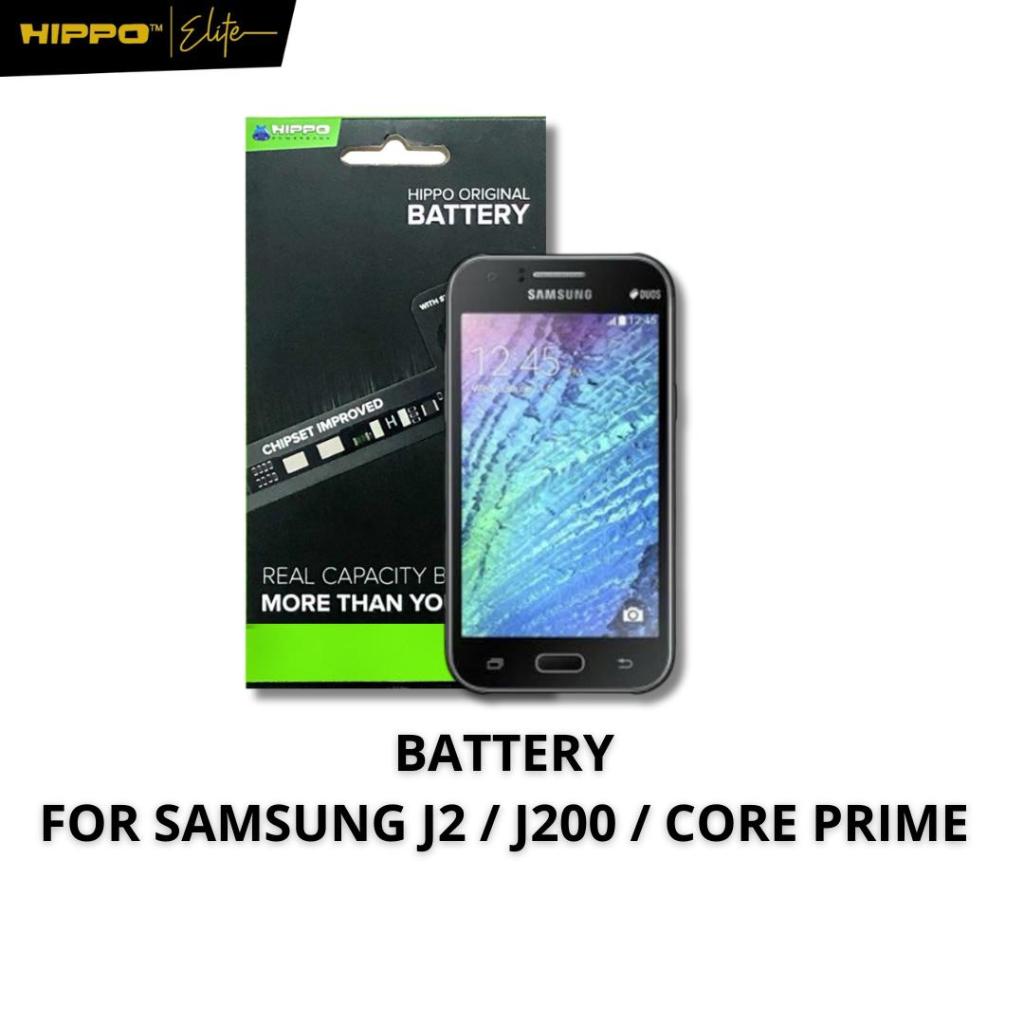 Hippo Baterai Samsung J2/CORE PRIME/WIN2 DUO 2000 mAh Original Batere Premium Batu Batre Batrai Hand
