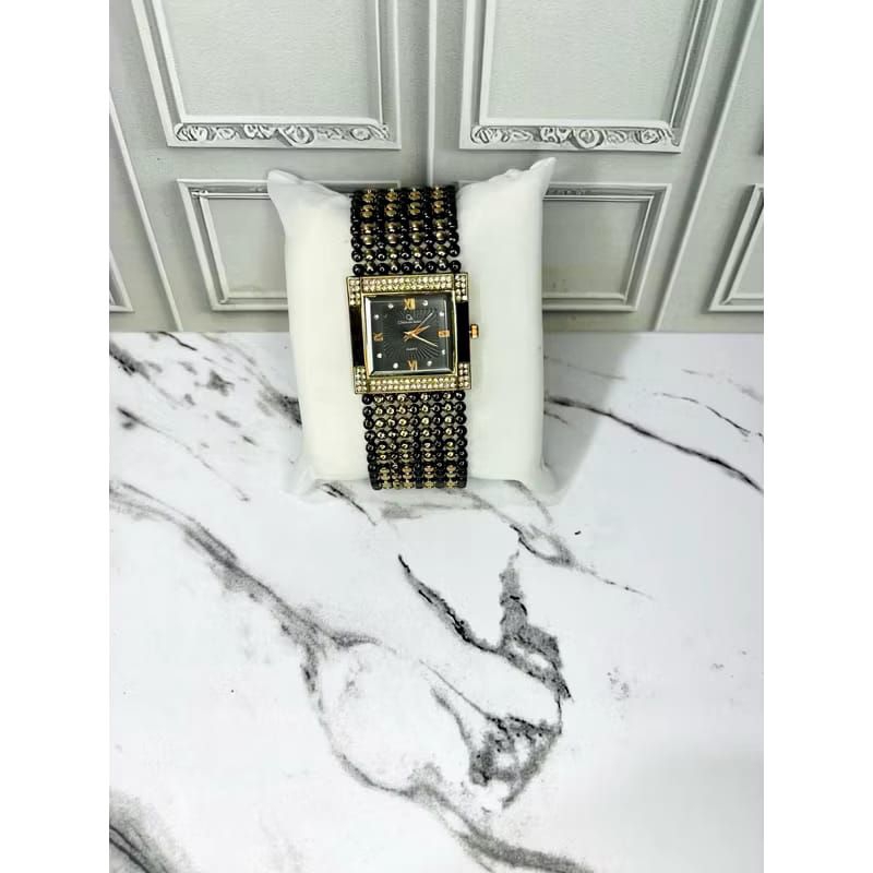 Jam Tangan Rantai Wanita Permata Termurah Jam Tangan Emas Elegan Permata Rantai Segi