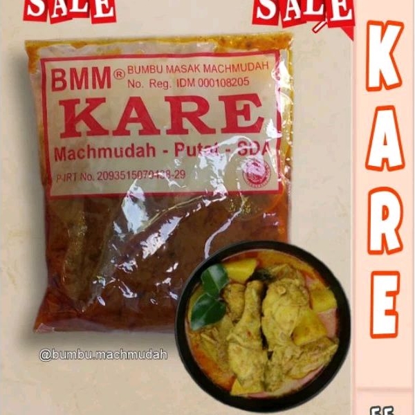 

Bumbu kare machmudah BMM 58gr bumbu enak praktis