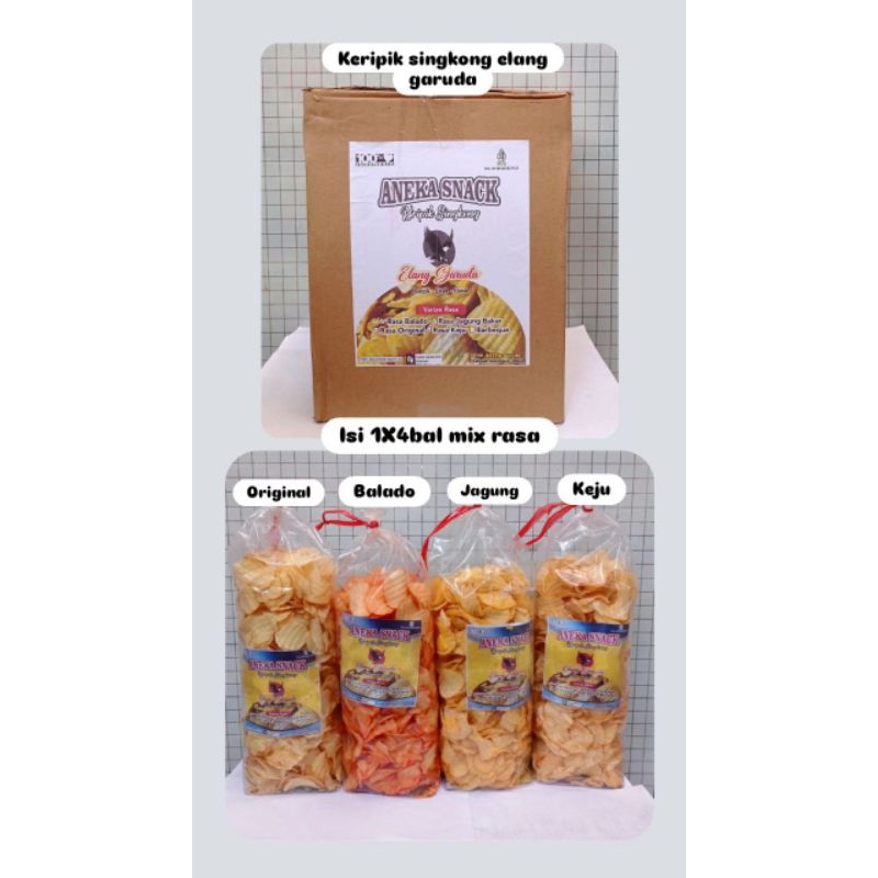 

keripik singkong aneka rasa