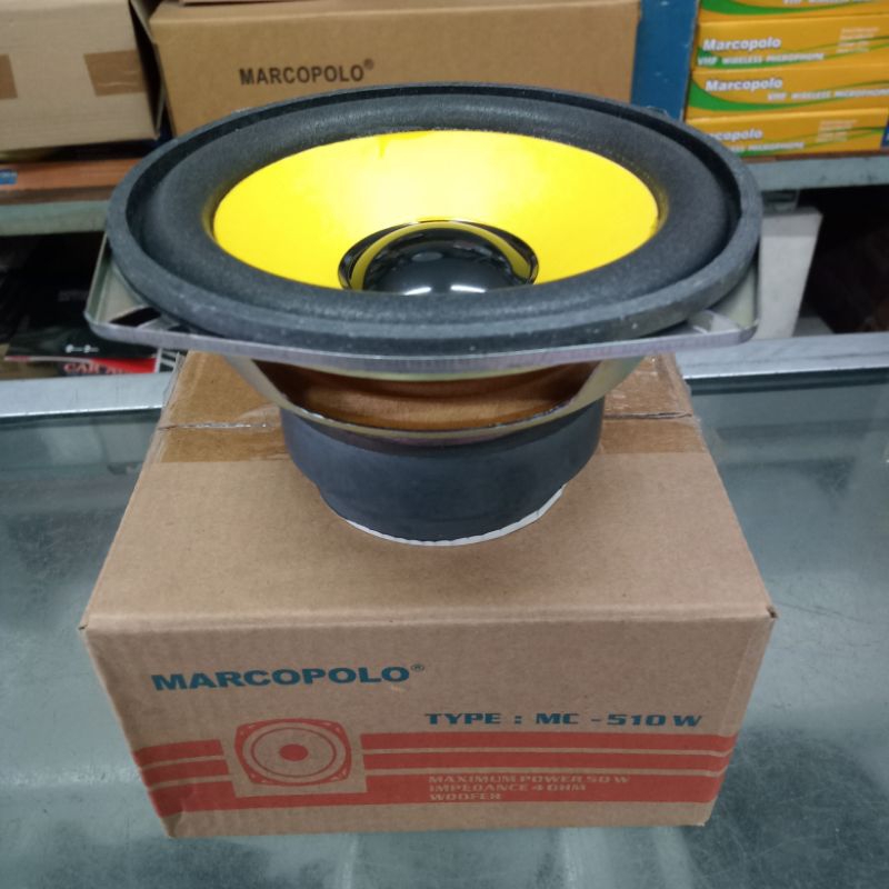 Speaker subwoofer 5 inch marcopolo promo