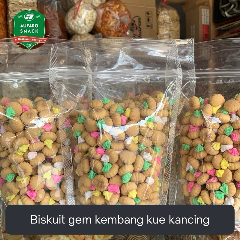 

KUE KANCING / GEMROSE BISKUIT KEMBANG GULA JADUL WARNA WARNI