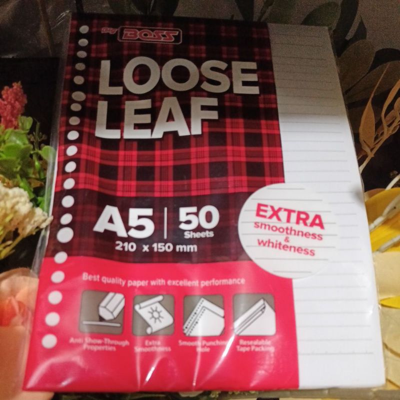 

Refill Binder A5 Loose Leaf BigBoss 50Lembar