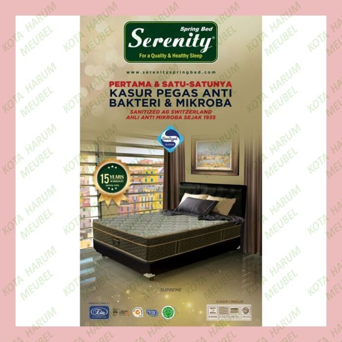 kasur matras mattress matres springbed spring bed elite serenity supreme 90x200 200x90 100x200 200x1
