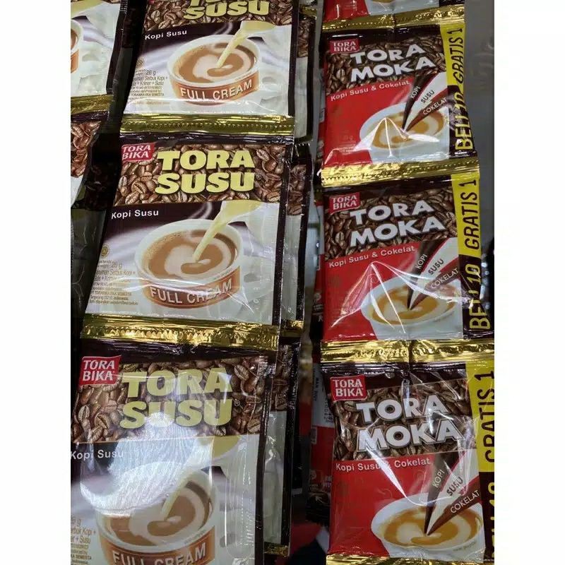 

TORABIKA MOKA & SUSU SACHET 31GRAM [HARGA PER RENCENG ISI 10 SACHET]