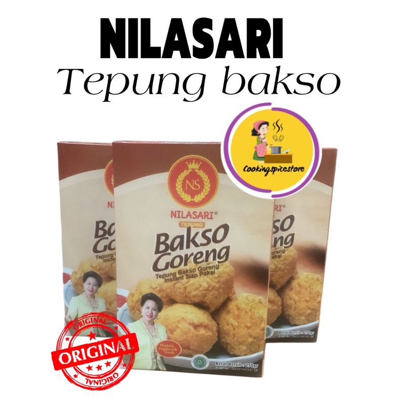 

Tepung Bakso Goreng Nilasari 250gr