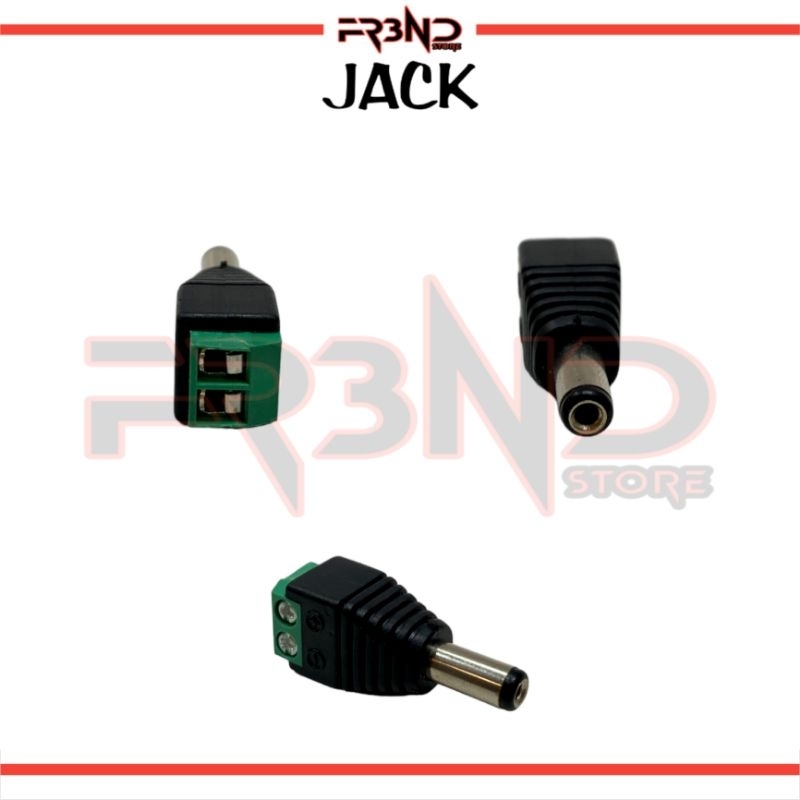 Jack DC male CCTV / Connector Camera CCTV Jack DC Male