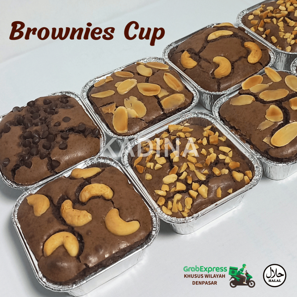 

FUDGY BROWNIES CUP | BROWNIES OVEN | KUE ULTAH | BROWNIES PANGGANG