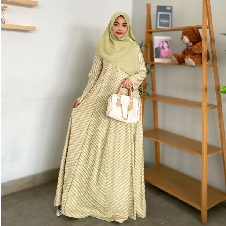 Laesha Abaya by Malabi Abaya Motif dan Simple