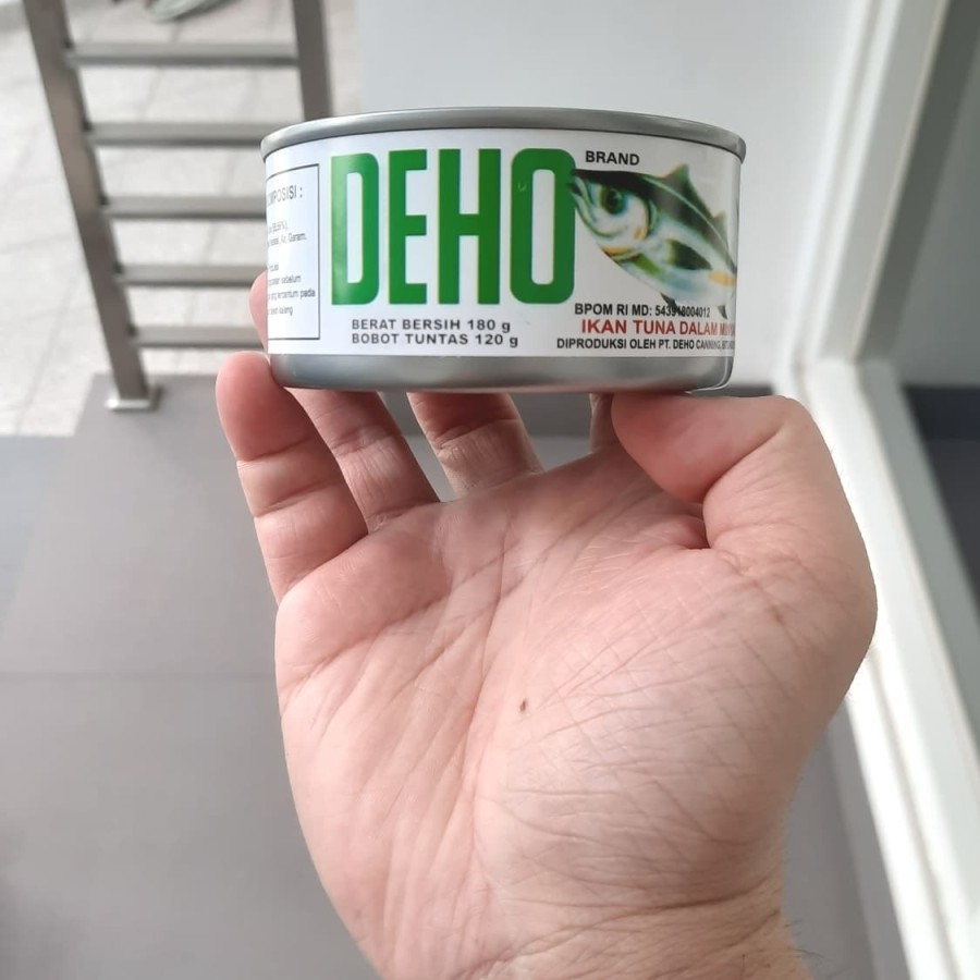 

HS Deho Tuna in Oil - Umpan Ikan Deho Kemasan Kaleng 180gr DEHO ikan tuna kaleng dalam minyak 180 gram