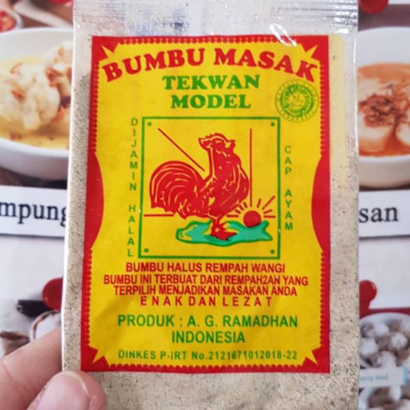 

(10 Pcs)Bumbu Tekwan Cap Ayam/Bumbu Model Asli Palembang 10 PCS