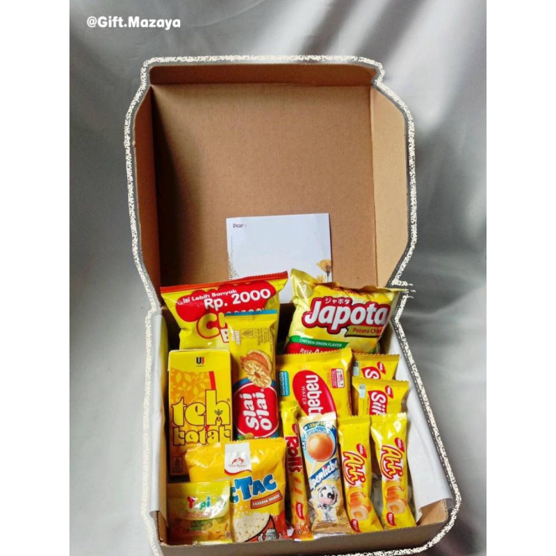 

Snack Box Birthday Snackbox Gift Box Giftbox Hampers Box Snack Box Kekinian Box Snack Aesthetic Estetik Box Jajan Box Snack Hampers Kado Gift Wisuda Hadiah Wisuda Kado Sidang Hadiah Graduation (FREE BUBBLE WRAP)