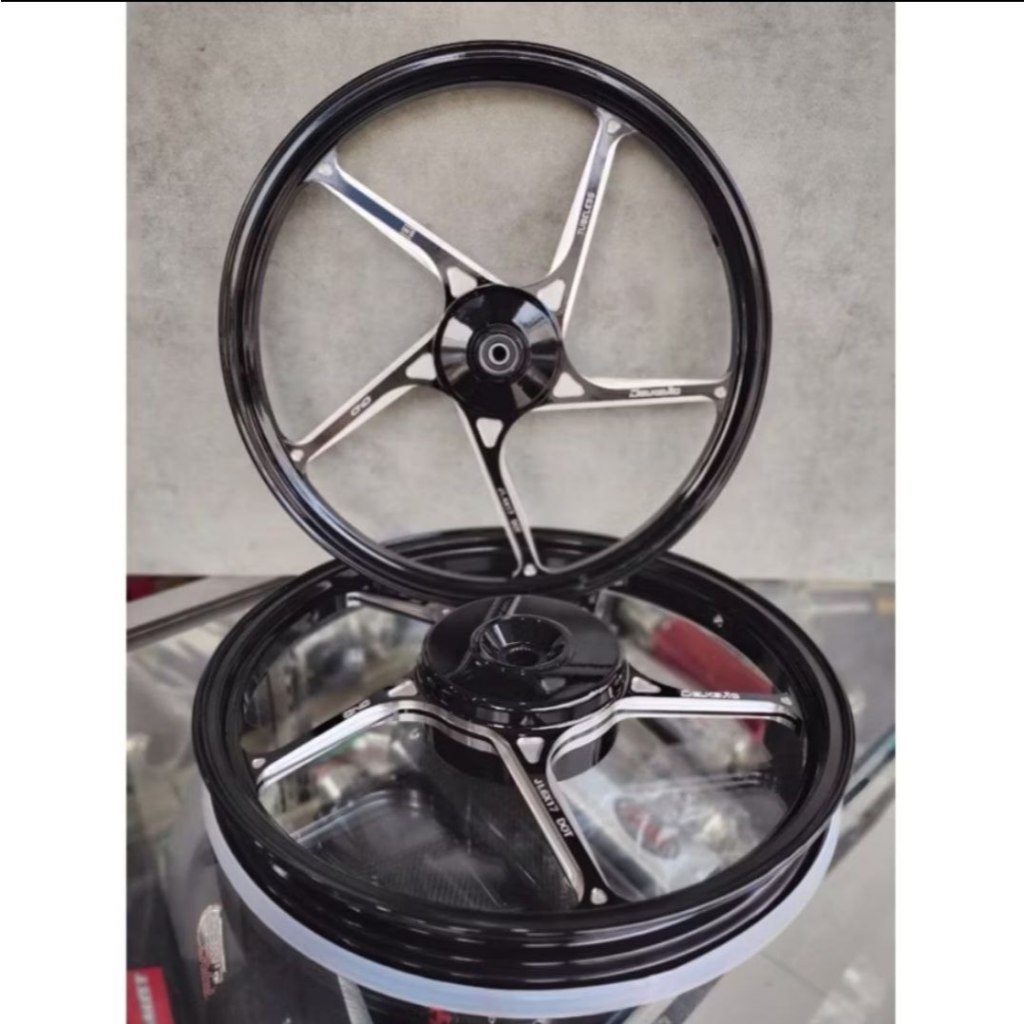 VELG DELKEVIC D55 RING 17 VARIO 125 150 / MIO SPORTY / NINJA 150 R / MIO SMILE J SOUL / BEAT SCOOPY 