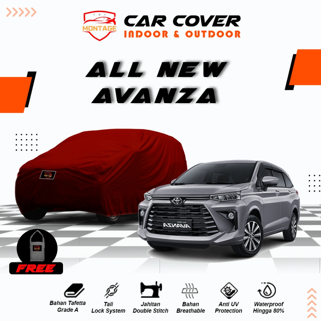 Body Cover Mobil  Avanza / Sarung Mobil Avanza 2022 2023 2024 / Mantel Selimut Mobil All New Avanza