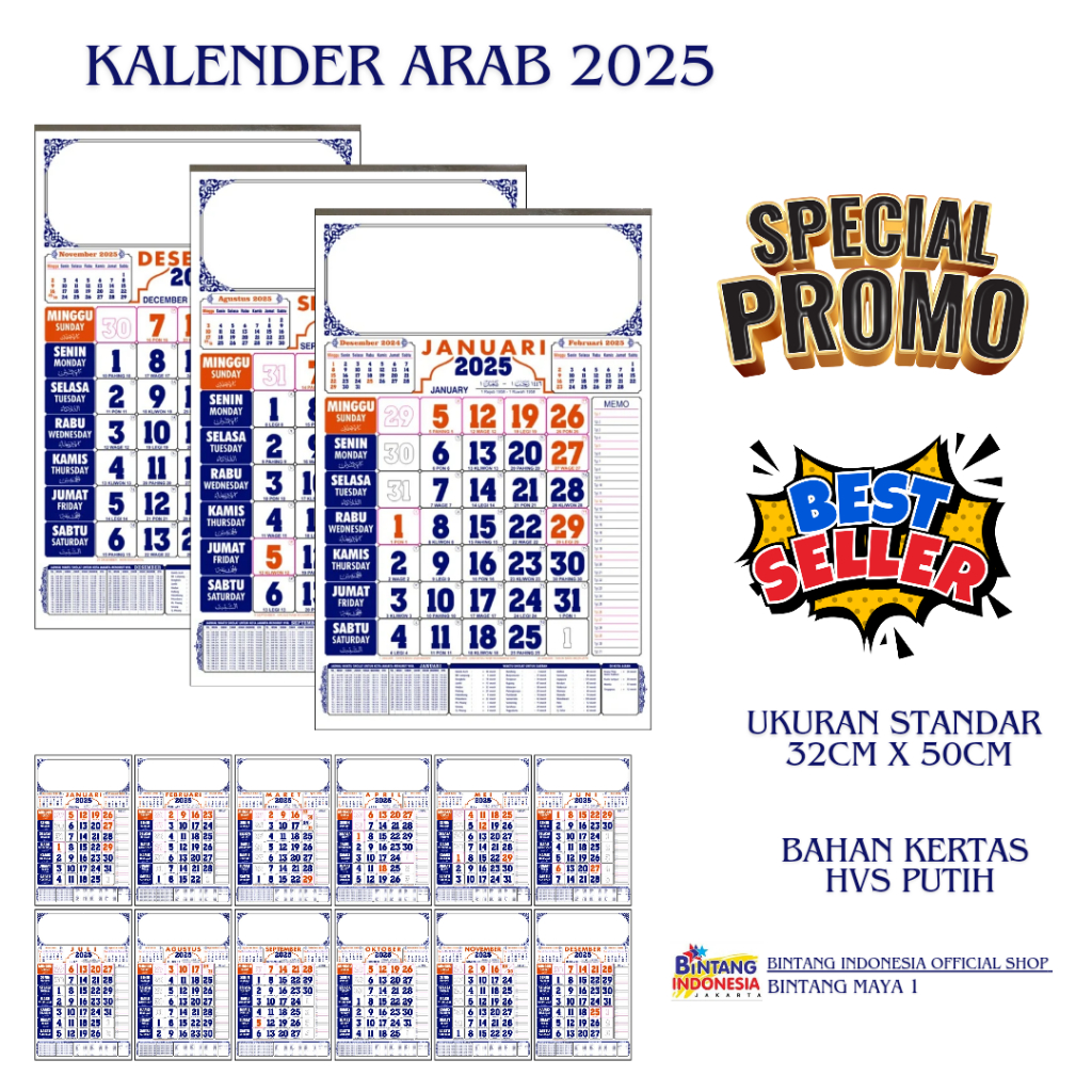 

Bintang Indonesia - Kalender ARAB TERBARU 2025