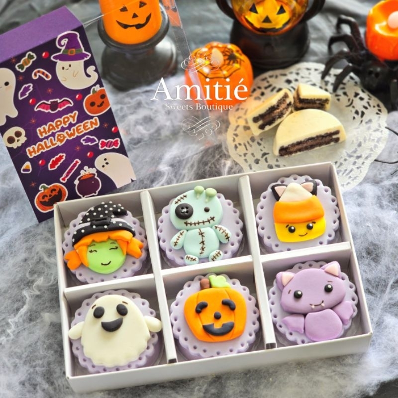 

Coklat Oreo Halloween - 1 Box isi 6 / Coklat Karakter / Halloween Chocolate / Hadiah Ulang Tahun