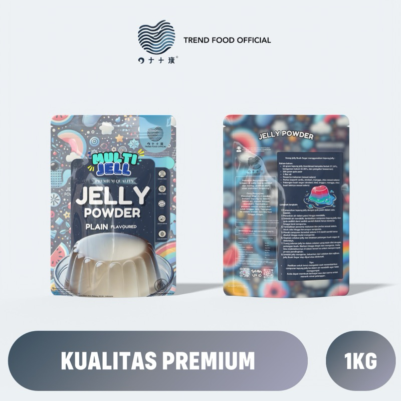 

TrendFood Official Premium Jelly Powder 1 KG, Tepung jelly premium