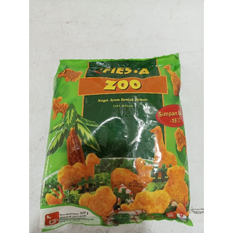 

Fiesta Chicken nugget Zoo 500gr/ naget ayam bentuk hewan