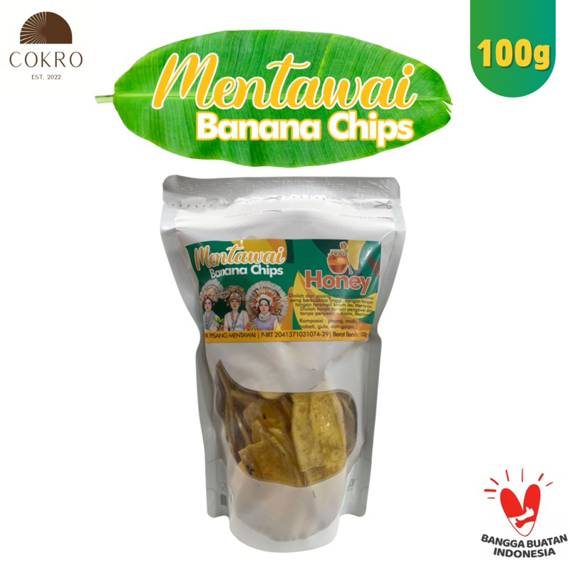 

Banana Chips Honey Asli Mentawai 100g Mentawai Banana Chips Honey Cemilan Keripik Pisang