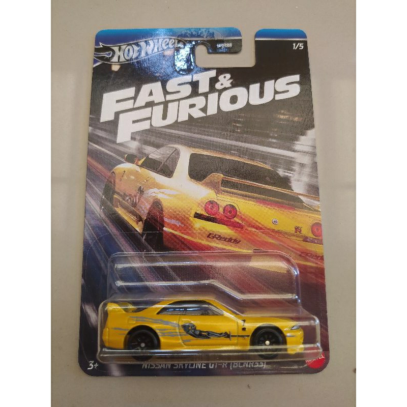 Hot Wheels Fast&Furious Nissan Skyline GT-R BCNR33