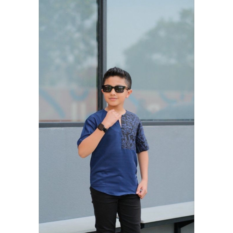 KEMEJA KOKO ANAK MOTIF JEFRI