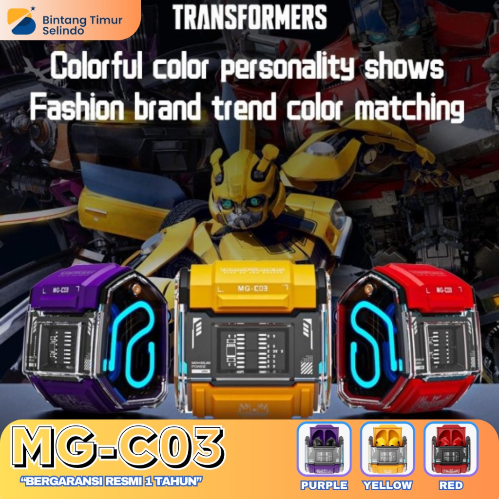 Tws Transformers MG-C03 earphones Bluetooth wireless gaming earphones HIFI