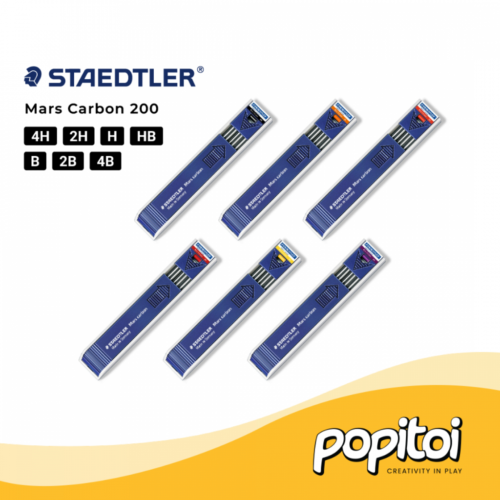 

Staedtler Mars Carbon Lead Refill for 2.0 mm Mechanical Pencil Isi Ulang Pensil Mekanik