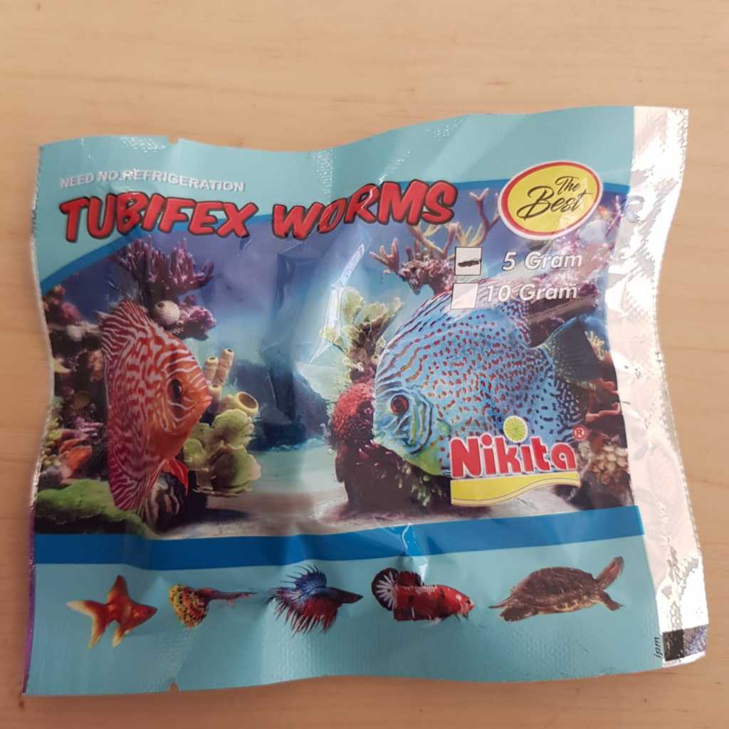 Pellet Cacing Kering Tubifex Worms