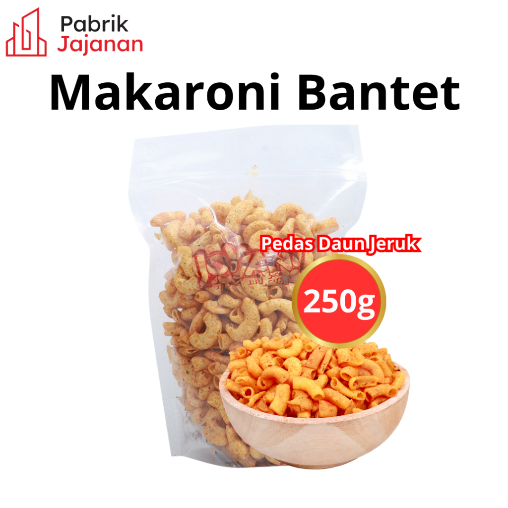 

Makaroni Bantet pedas daun jeruk (250gr) Makaroni Bantet Kiloan Cemilan Kekinian Viral Termurah Bandung Cimahi Makaroni Bantet Pedas Daun Jeruk