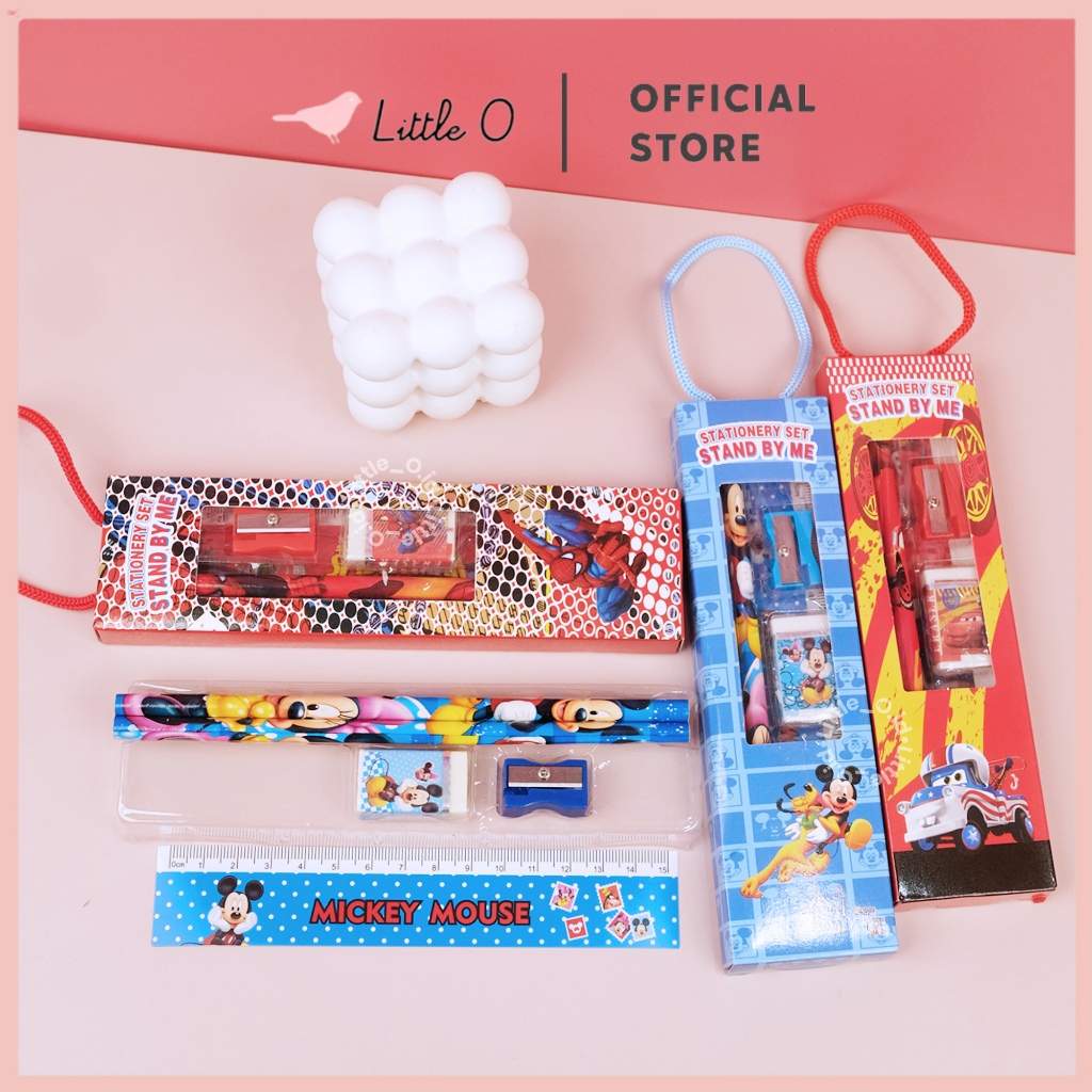 

Stationery Set STAND BY ME 5in1 Box Set Alat Tulis Paket Goodiebag TERMURAH Karakter Frozen Mickey Cars