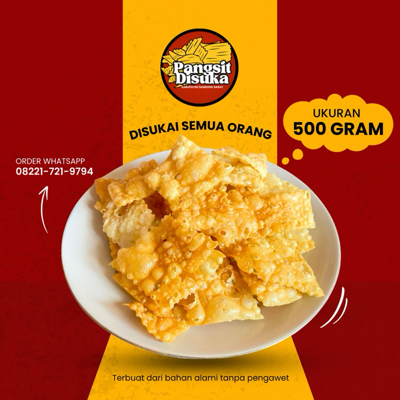 

Kue Bawang Pangsit Original 500 gram