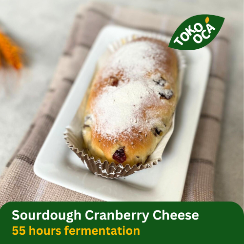 

Sourdough Cranberry Cheese (Isi 2) Ragi Alami