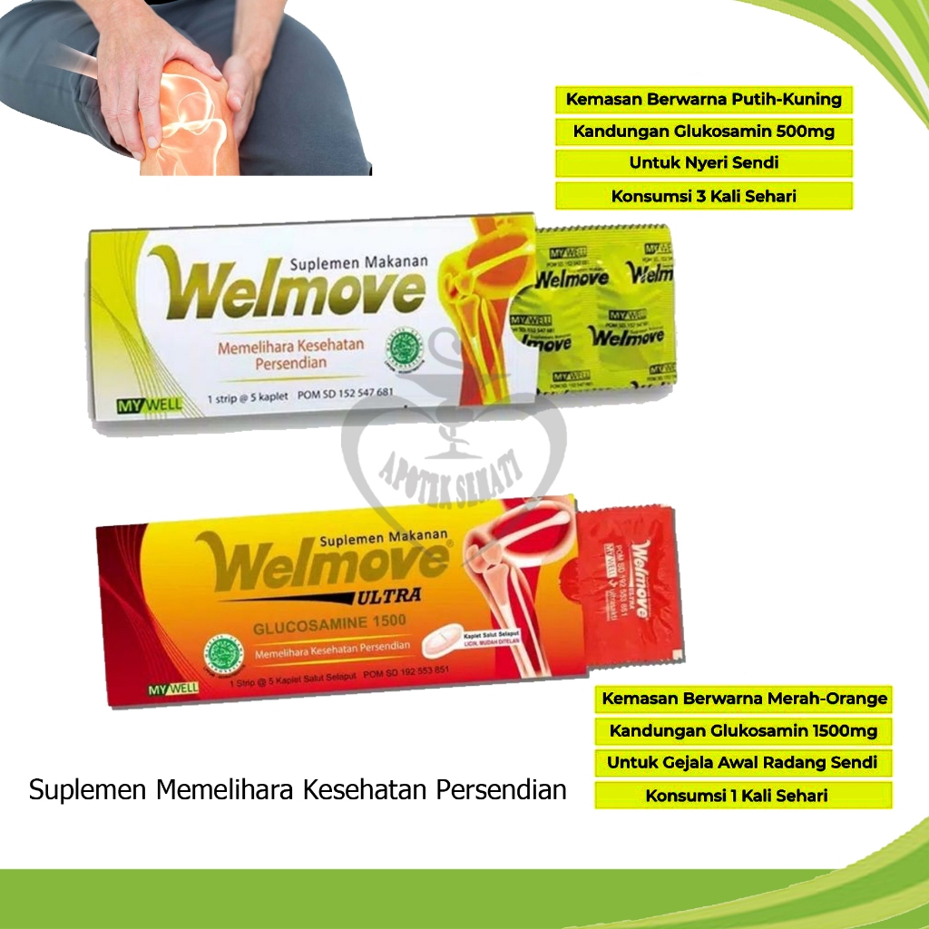 Welmove Wellmove Vitamin Tulang Dan Nyeri Sendi Glukosamin