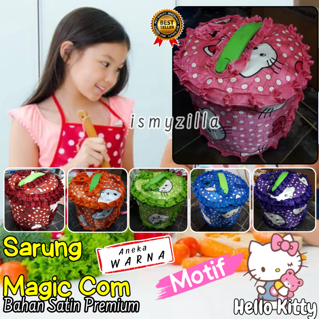 Sarung Magic Com Murah Motif Hello Kitty Bungkus Mejikom Aneka Warna Pelindung Tempat Nasi Terlaris