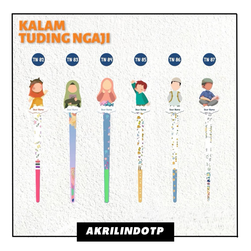 

Tuding Ngaji - Kalam Ngaji - Duding Ngaji Anak Akrilik Custom Nama Free Design