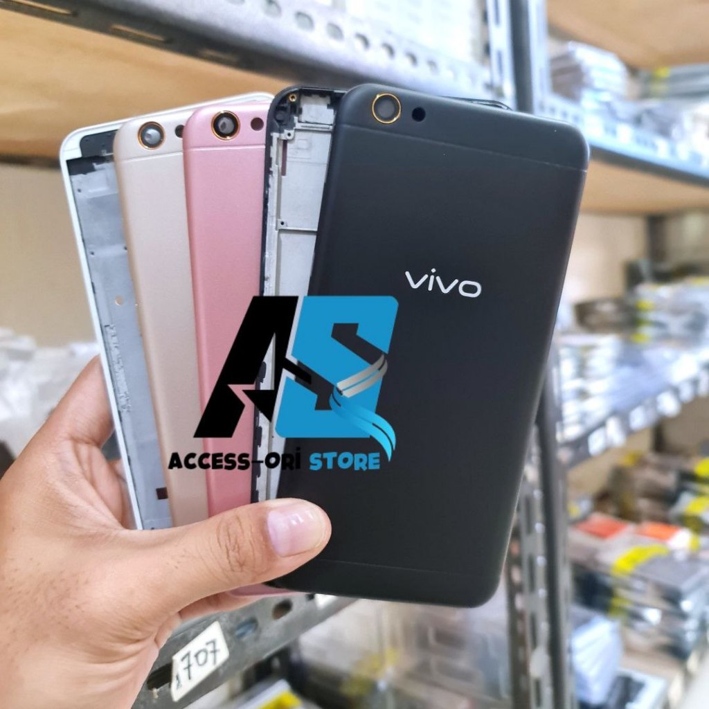 Casing Housing Fullset HP Vivo V5S 1713 1612 Backdoor + Frame LCD Bekdor Kesing Full Set