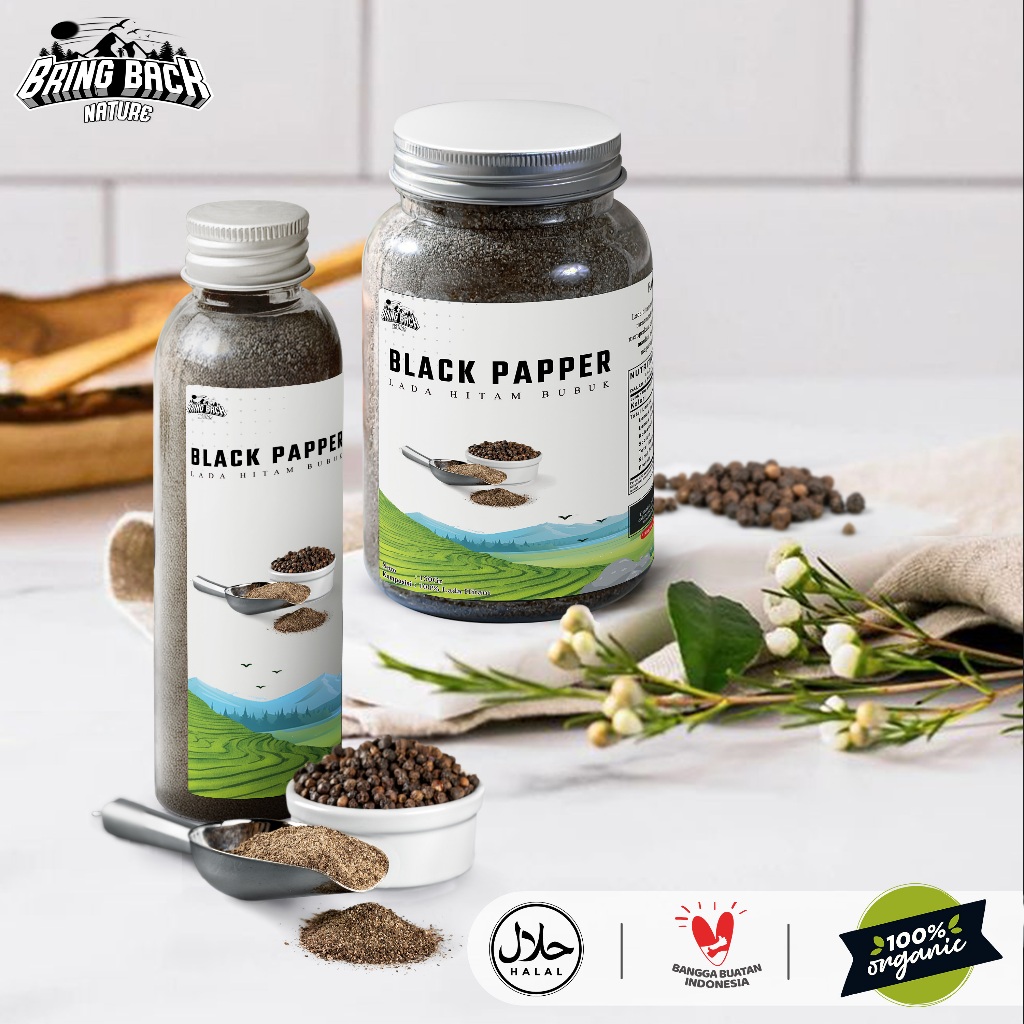 

LADA HITAM BUBUK 160gr PREMIUM ASLI DAN MURNI / BLACK PEPPER POWDER ORIGINAL 100% TANPA CAMPURAN HERBAL ANTIOKSIDAN DAN IMUN TUBUH / REMPAH SERBUK LADA HITAM BUMBU