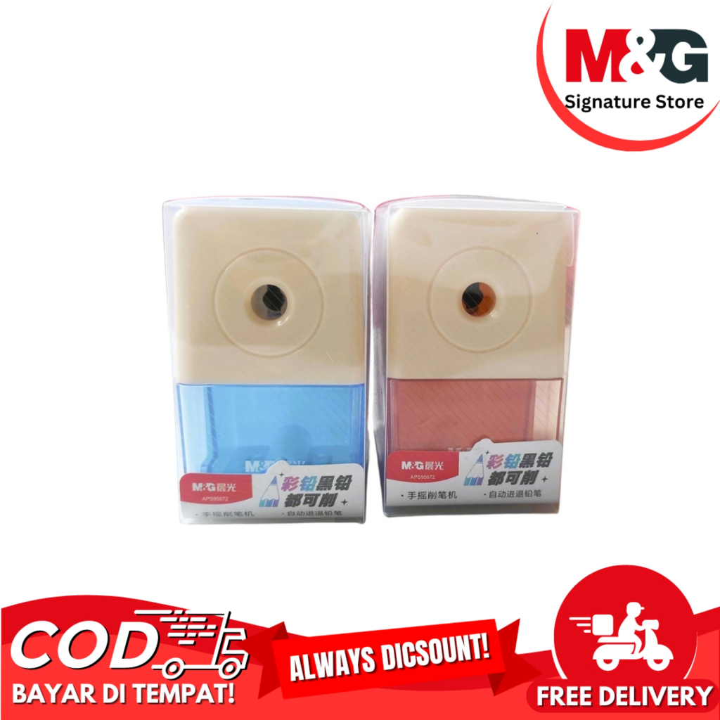 

Rautan Putar M&G Sharpener M&G 2 Warna Serutan M&G #APS95672